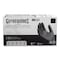 Gloveworks By Ammex Disposable Gloves, Exam Grade, 6 mil Palm, Nitrile, Powder-Free, XL, 1000 PK, Black GWBEN48100 - alternate 1